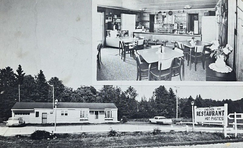The Checker Restaurant - Vintage Postcard